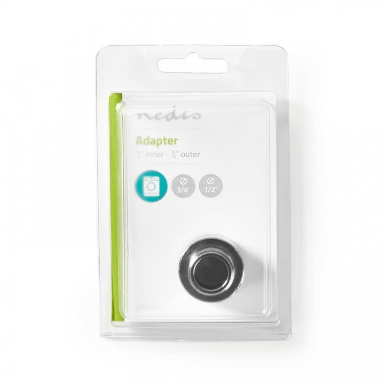 Nedis Slangadapter | 3/4\'\' | 1/2\'\' | Metaal | Zilver