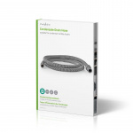 Nedis Afvoerslang | 8 mm | 10 mm | 1.50 m | Toepassing: Condensdroger | Kunststof / Rubberen | Grijs