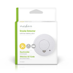 Nedis Rookmelder | Batterij Gevoed | Batterijlevensduur tot: 1 Jaar | EN 14604 | Met pauzeknop | Met testknop | 85 dB | ABS | Wit