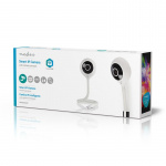 Nedis SmartLife Camera voor Binnen | Full HD 1080p | Cloud Opslag (optioneel) / microSD (niet inbegrepen) | Met bewegingssensor | Nachtzicht | Wit Nedis SmartLife Camera voor Binnen | Full HD 1080p | Cloud Opslag (optioneel) / microSD (niet inbegrepen) | Met bewegingssensor | Nachtzicht | Wit