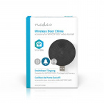 Nedis SmartLife Gong | RF, frequentie 433 MHz | Accessoire voor: WIFICDP10GY / WIFICDP30WT / WIFICDP40CWT | USB Gevoed | 4 geluiden | 5 V DC | Instelbaar volume | Zwart