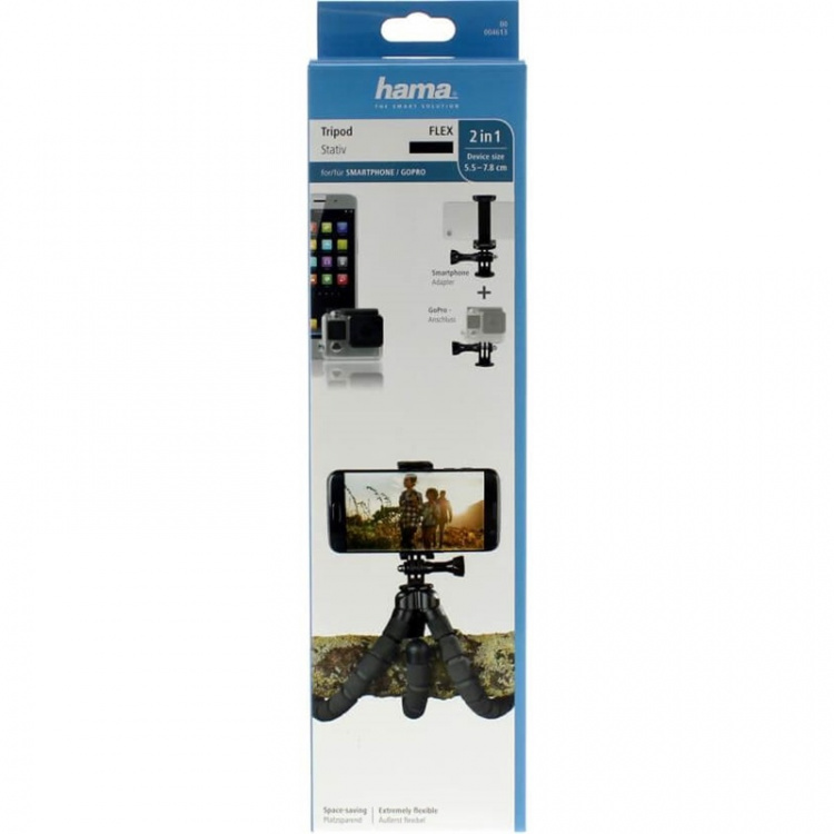 HAMA Table Tripod Flex Smartphone & GoPro 26cm Black HAMA Table Tripod Flex Smartphone & GoPro 26cm Black