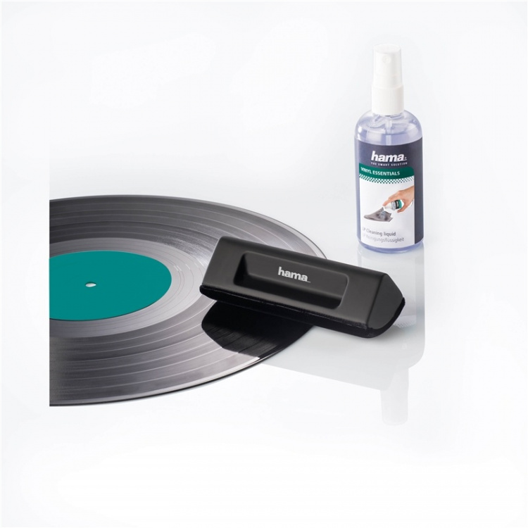 HAMA Record Cleaning Kit, brush + 100ml  HAMA Record Cleaning Kit, brush + 100ml