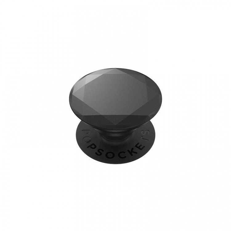 POPSOCKETS Metallic Diamond Black Removable Grip with Standfunction Premium 