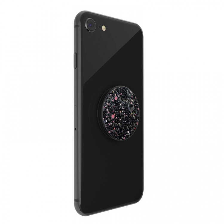 POPSOCKETS Sparkle Black Removable Grip with Standfunction Premium 