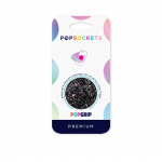 POPSOCKETS Sparkle Black Removable Grip with Standfunction Premium 