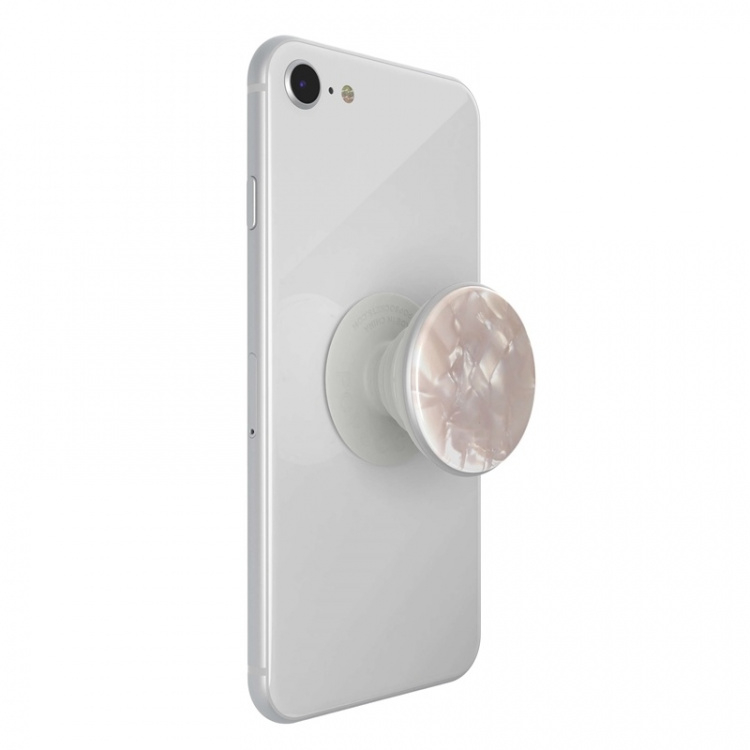 POPSOCKETS Acetate Pearl White Removable Grip with Standfunction Premium LUXE