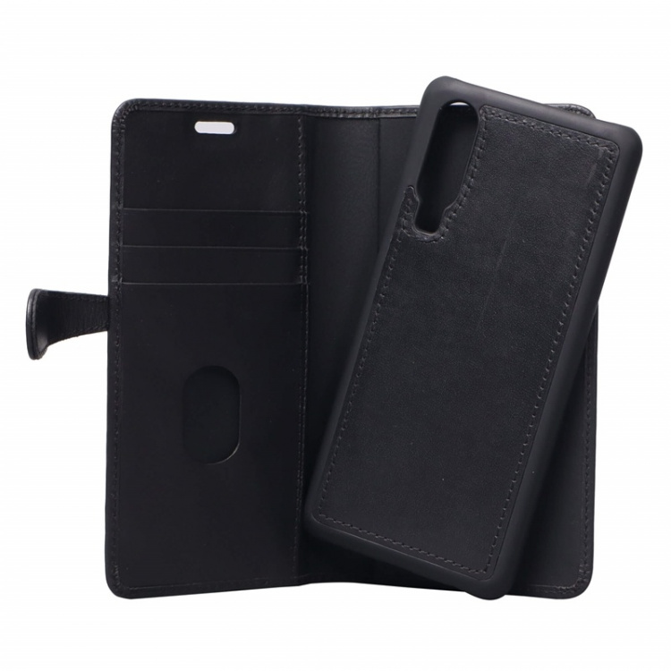 BUFFALO Wallet Leather Black 3 Cardpockets Huawei P30 2019 BUFFALO Wallet Leather Black 3 Cardpockets Huawei P30 2019