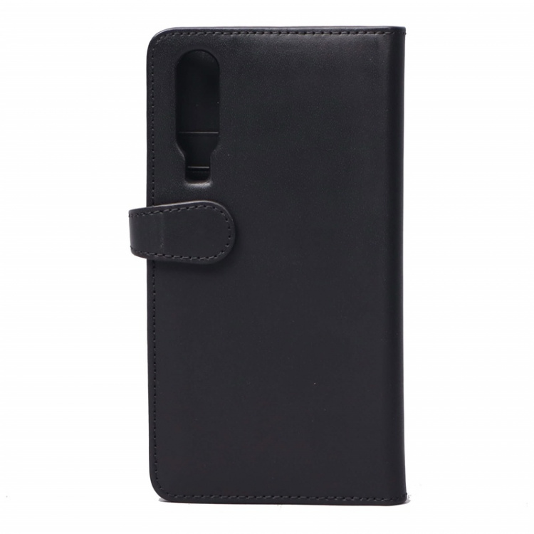 BUFFALO Wallet Leather Black 3 Cardpockets Huawei P30 2019 BUFFALO Wallet Leather Black 3 Cardpockets Huawei P30 2019