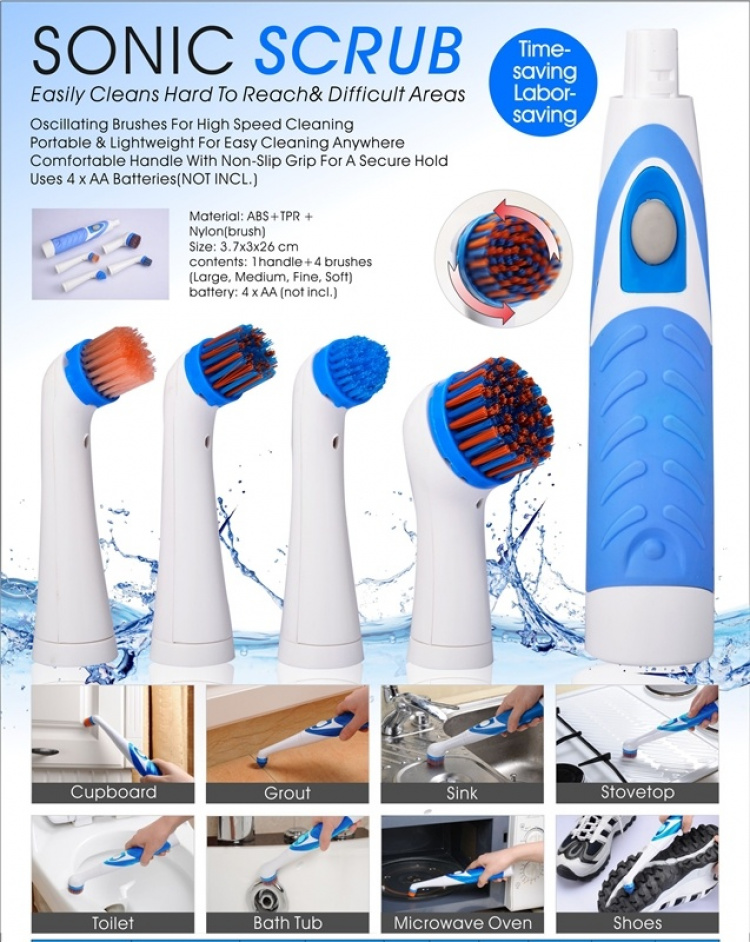 Cenocco Sonic schoonmaakborstel met 4 opzetborstels (CC-9060) Cenocco Sonic schoonmaakborstel met 4 opzetborstels (CC-9060)