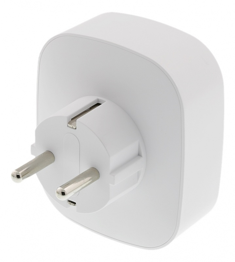DELTACO SMART HOME Smart Plug with energy monitoring, 2.4GHz, white