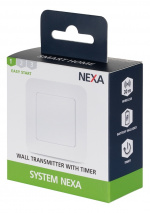 Väggsändare med ram upp till 30m, 80 x 80 x 14 mm