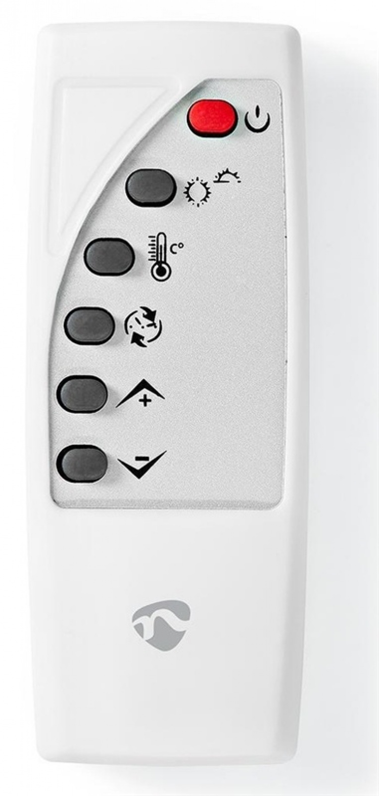 Nedis SmartLife Convectorkachel | Geschikt voor badkamer | Glazen Paneel | 2000 W | 2 Warmte Standen | LED | 15 - 35 °C | Instelbare thermostaat | Wit