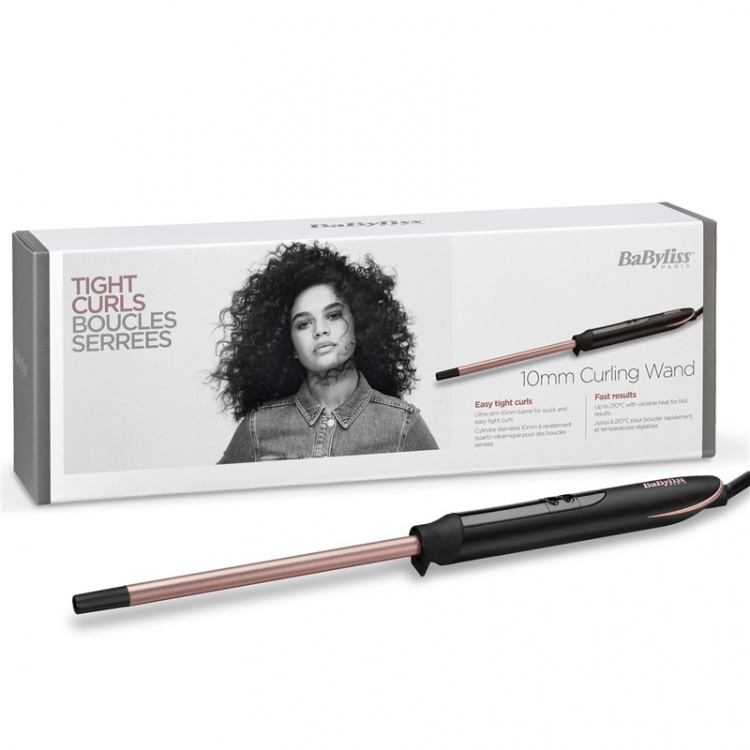 Babyliss Rose Quartz Thight Curls Wand