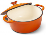 Orrefors Jernverk Gjutjärnsgryta, 2,8 liter, Orange Orrefors Jernverk Gjutjärnsgryta, 2,8 liter, Orange