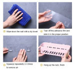 Eenvoudig te monteren badkamer-/doucheplank, beige Eenvoudig te monteren badkamer-/doucheplank, beige