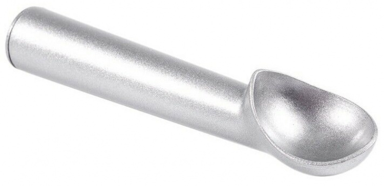 Glazen schepje, zilver