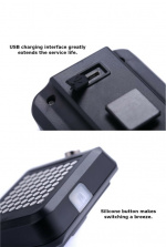 Slim automatisch fietsachterlicht met lasersensor & 64st LED Slim automatisch fietsachterlicht met lasersensor & 64st LED