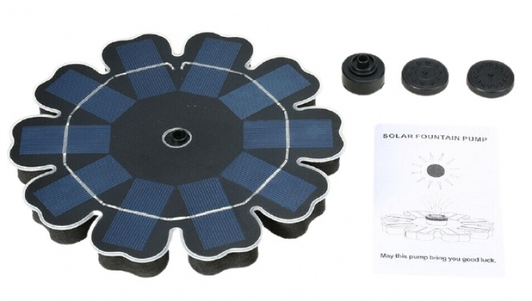 Drijvende fontein op zonne-energie Drijvende fontein op zonne-energie