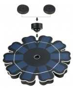 Drijvende fontein op zonne-energie Drijvende fontein op zonne-energie