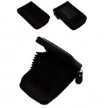 Portemonnee RFID beveiligd met 9 kaartsleuven - Zwart