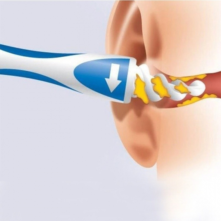 Gladde oorsmeerverwijderaar, 16-pack spiralen