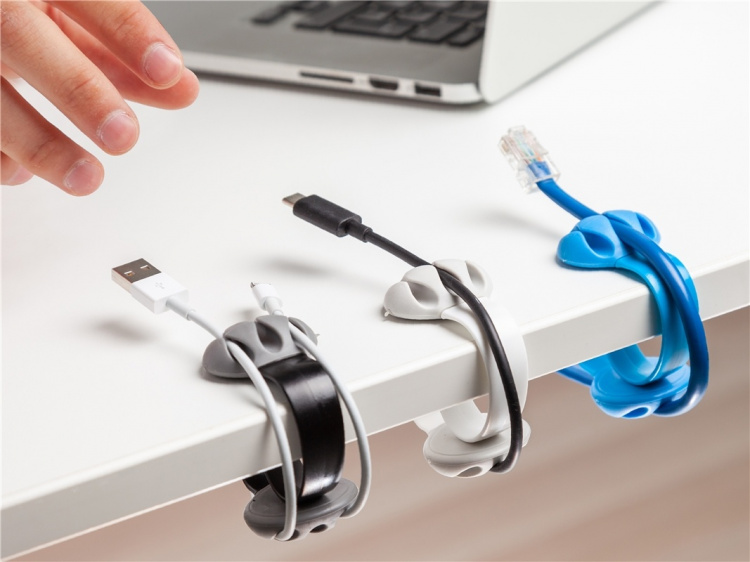 Kabelhouder tafelrand, Blauw Kabelhouder tafelrand, Blauw