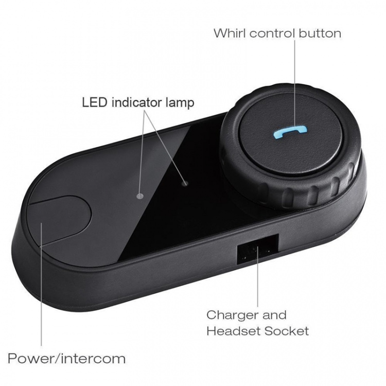 Motorfiets intercom, FreedConn T-COM VB, Bluetooth
