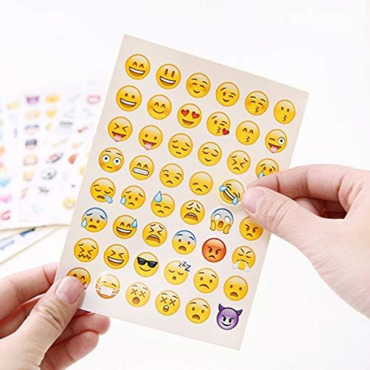 Emoji-stickers, 19 vellen met 900+ stickers Emoji-stickers, 19 vellen met 900+ stickers