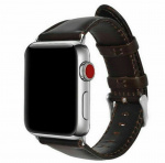 Horlogeband van imitatieleer voor Apple Watch, 38/40/41mm, Donkerbruin Horlogeband van imitatieleer voor Apple Watch, 38/40/41mm, Donkerbruin