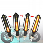 Motorfiets knipperlicht-LED, 2-pak, oranje licht