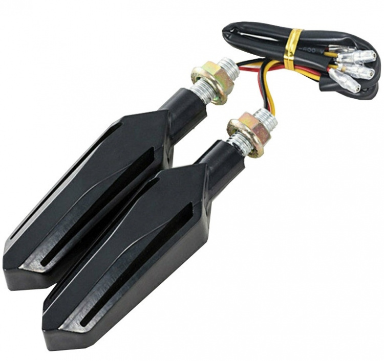 Motorfiets knipperlicht-LED, 2-pak, oranje licht