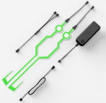 Lichtstrips voor motorhelm, Groen