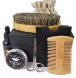 Baardverzorgingsset in geschenkverpakking, 5 stuks
