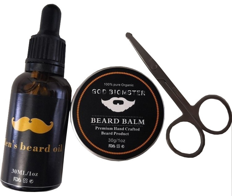 Baardverzorgingsset in geschenkverpakking, 5 stuks