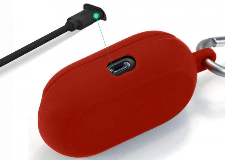 Beschermhoes voor Samsung Galaxy Buds (2019), Rood