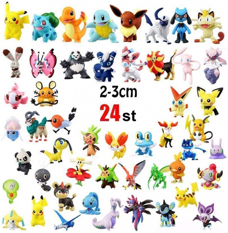 24 schattige en kleurrijke Pokémon-figuren
