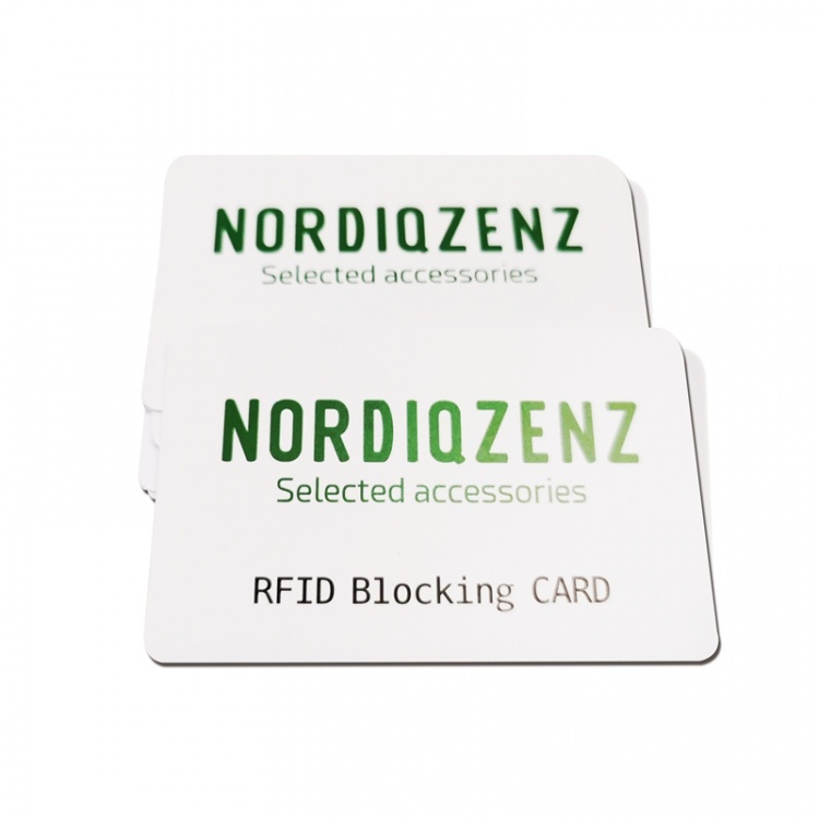 NORDIQZENZ RFID/NFC Blocker-kaart NORDIQZENZ RFID/NFC Blocker-kaart