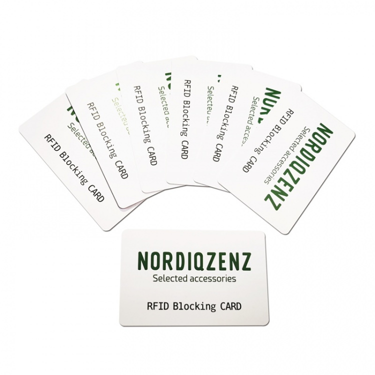 NORDIQZENZ RFID/NFC Blocker-kaart NORDIQZENZ RFID/NFC Blocker-kaart