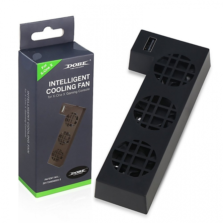 Externe koelventilator voor Xbox One X, zwart Externe koelventilator voor Xbox One X, zwart