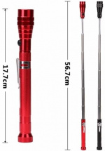 Magnetische zaklamp, Rood Magnetische zaklamp, Rood