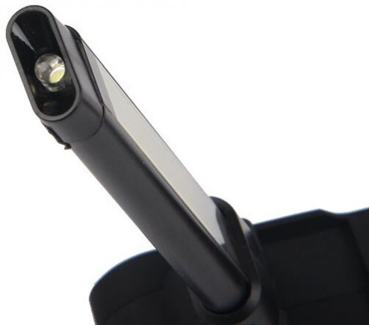 Oplaadbare zaklamp 2000mAh, zwart Oplaadbare zaklamp 2000mAh, zwart