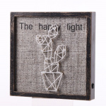 De Happy Light, Bord met LED verlichting, Cactus