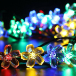 Sfeervolle zonneverlichting in verschillende kleuren