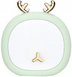 Nachtlampje met hertenhoorn, Groen