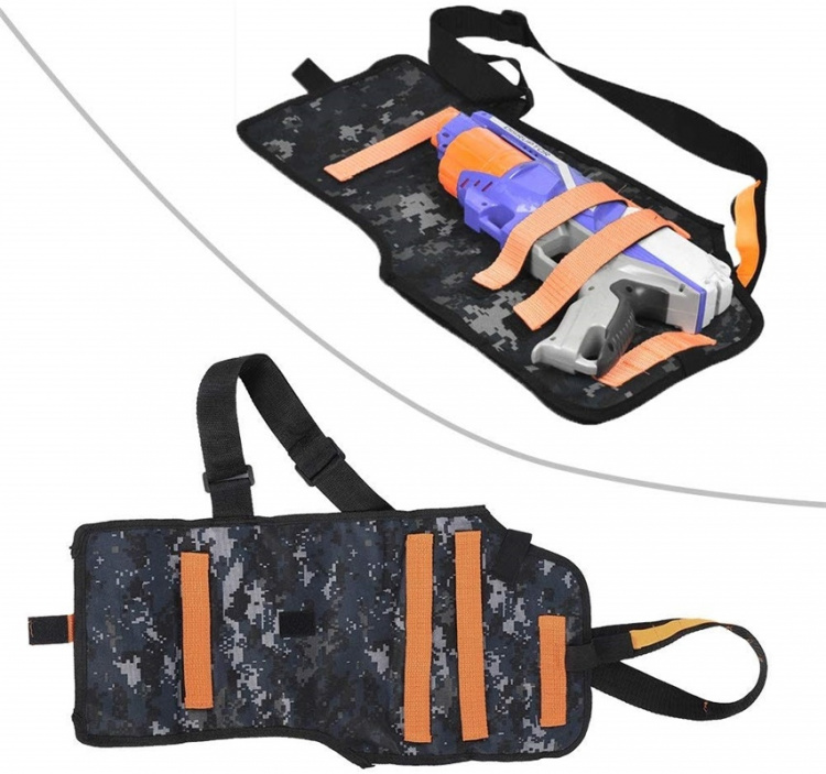 Rugzakholster voor Nerf, Camouflage, Grijs