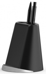 Ruimtebesparende penstandaard met Qi draadloos opladen