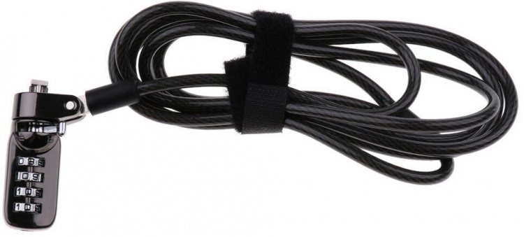 Universeel computerslot met codeslot, 1,9m Universeel computerslot met codeslot, 1,9m