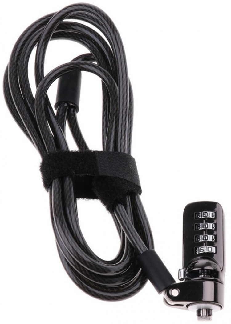 Universeel computerslot met codeslot, 1,9m Universeel computerslot met codeslot, 1,9m