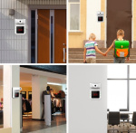 Wandthermometer met IR-technologie, ideaal voor kantoren Wandthermometer met IR-technologie, ideaal voor kantoren